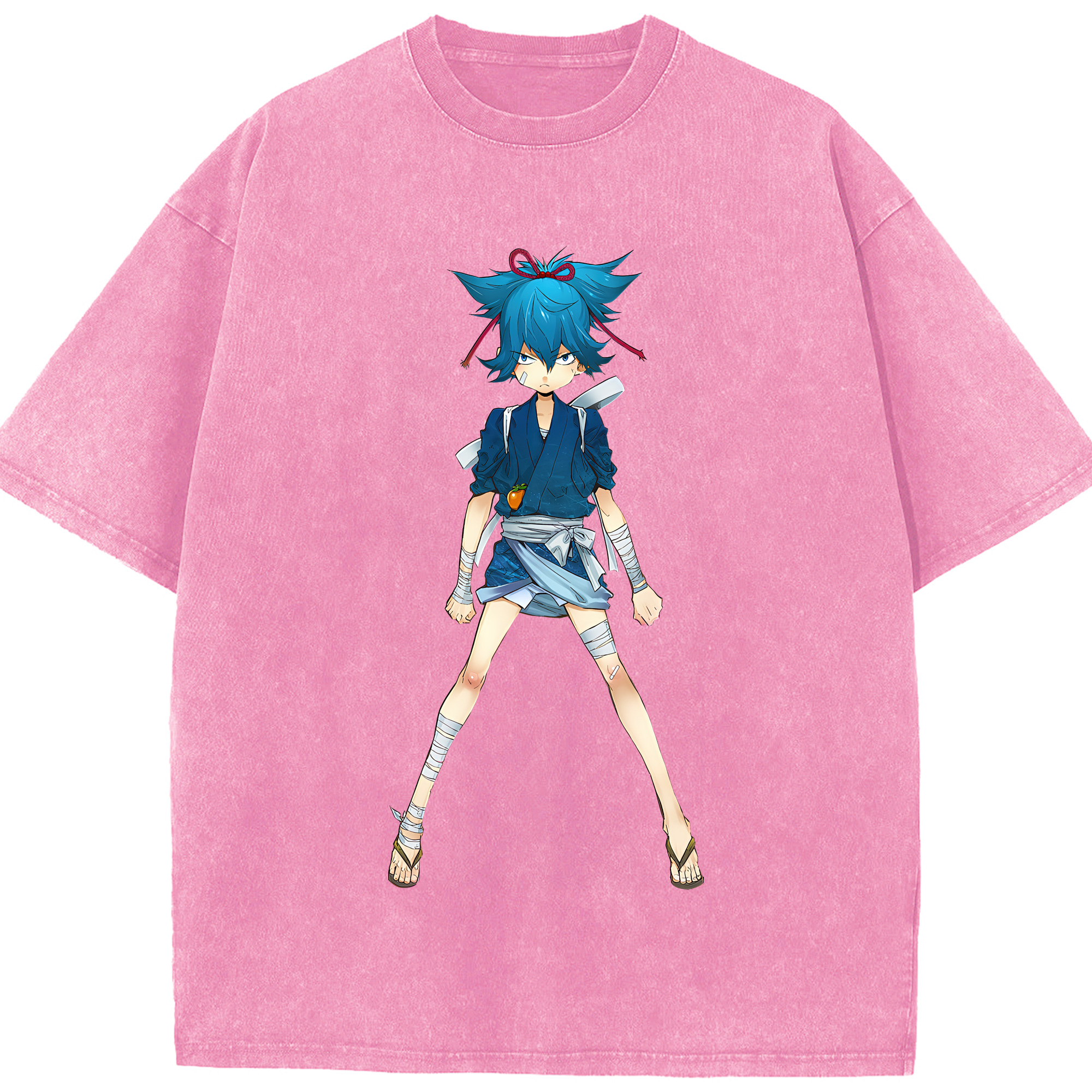 （画像用） 刀剣乱舞 Touken Ranbu 綿100% ヴィンテージ風 半袖Tシャツ（フロントプリント）